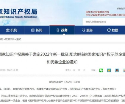 國家級認可！浪鯨衛(wèi)浴順利通過“國家知識產(chǎn)權優(yōu)勢企業(yè)”復核