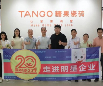 糖果瓷磚榮獲第20屆新銳榜“優(yōu)秀質感美學產品”，實力見證！