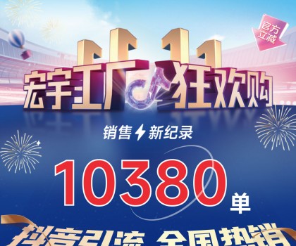 這個雙11增長標桿！宏宇陶瓷工廠狂歡購~狂攬10380單！