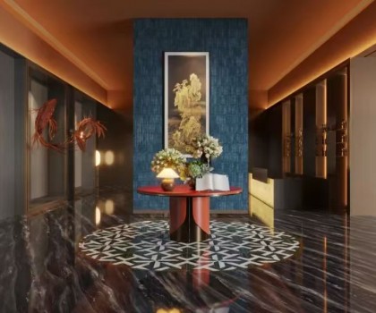 薩米特·靈感丨輕奢會所相遇瓷磚藝術(shù)，構(gòu)筑非凡空間意境！