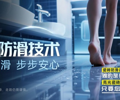 全新黑科技｜歐神諾鏡面防滑技術(shù)，讓您的家更安全！